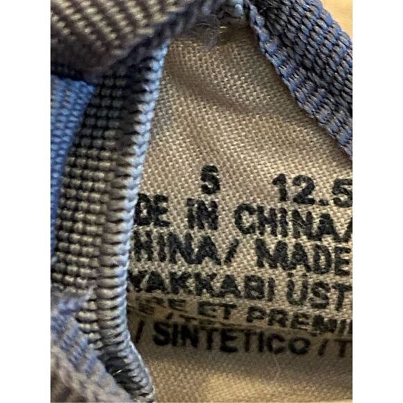 Old Navy Gray Fabric Ballet Slip On Bow Top Shoe Toddler Size 5 - Picture 8 of 11